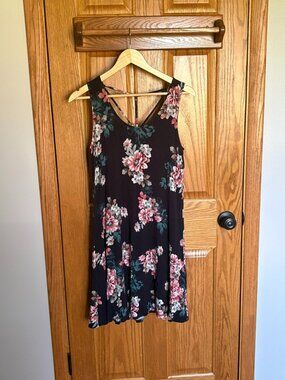 Maurices 24/7 Jersey Floral Shift Dress